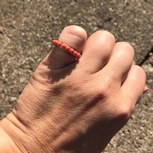 Coral ring 5.5